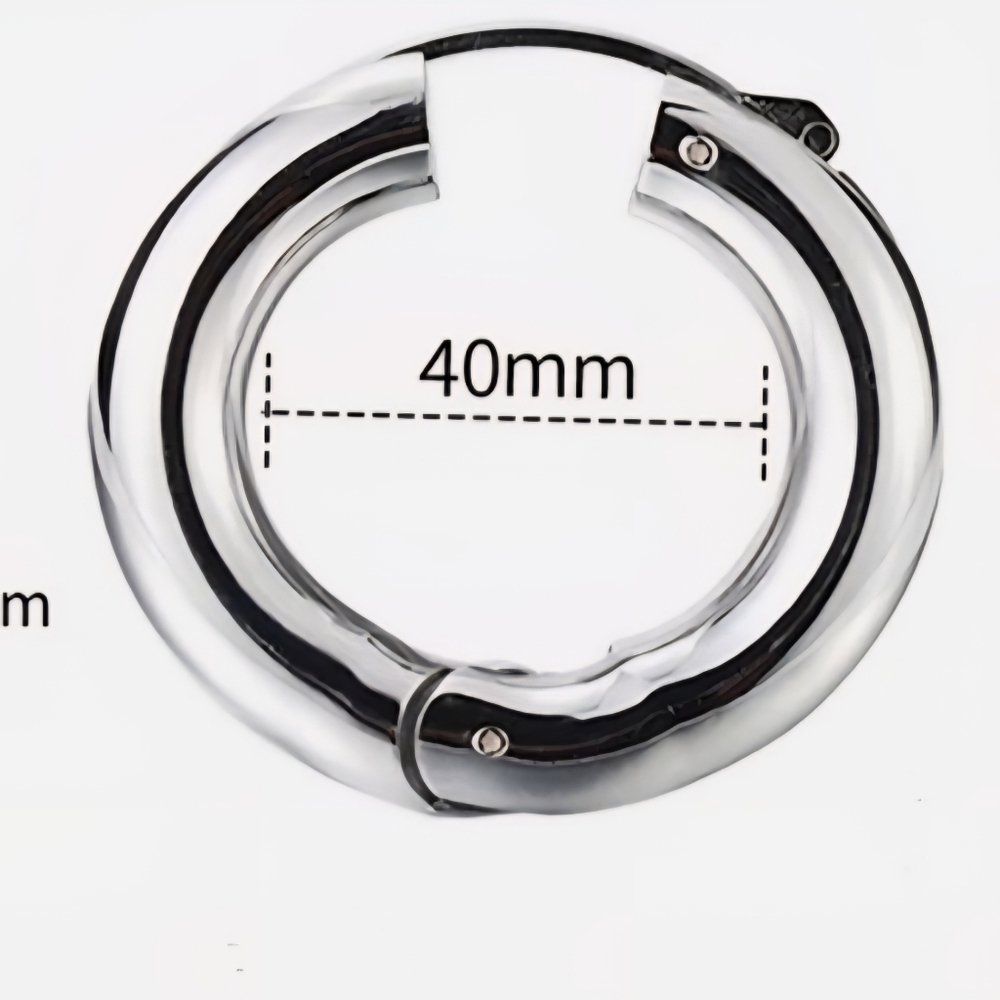 Adjustable Men Stretcher Weight Stainless Steel Enhancer Chastity Ring - Picture 3 of 8